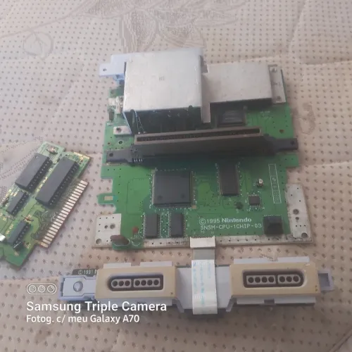 Placa de super nintendo com defeito 