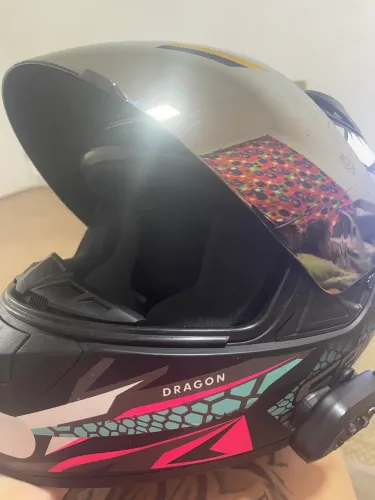 CAPACETE SPARK DRAGON COM INTERCOMUNICADOR