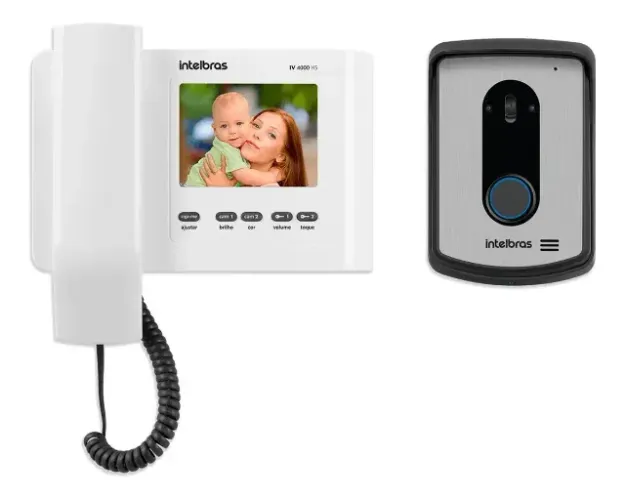 Vídeo Porteiro Inteligente Intelbras IV 4010 HS Branco