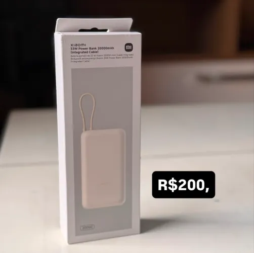 Power Bank Xiaomi - novo