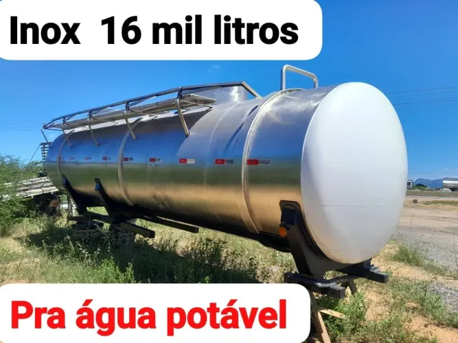 Tanque pipa inox de 16 mil litros água potável