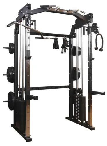 NOVO na CAIXA- Estação Mega Rack Crossover Com Polia Móvel - Aparelho Musculação Academia