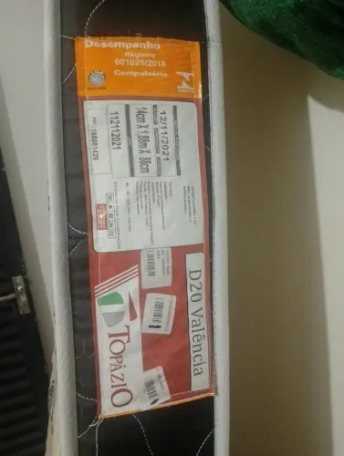 Colchão Solteiro Topázio D20