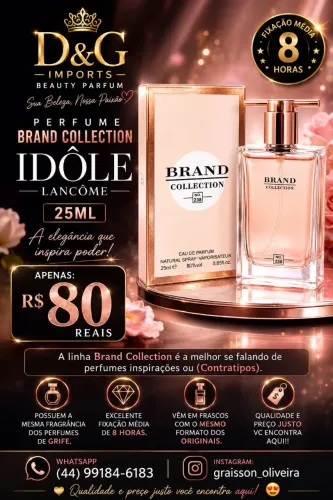 Perfumes Importados Brand Collection miniaturas de 25ml