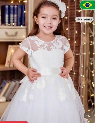 Vestido branco daminha