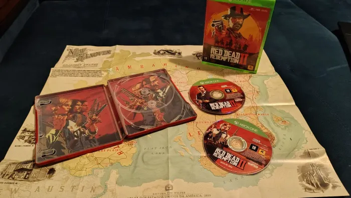(Xbox) Red Dead Redemption 2 - Edição especial de pré venda com Steelbook exclusivo.