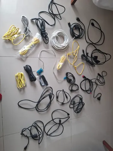 Cabos diversos hdmi rede console USB 