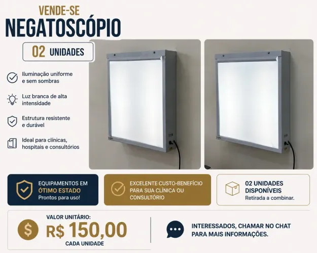 VENDE-SE NEGATOSCÓPIO