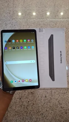 Tablet Tab A9 Samsung 64Gbs 8.7 polegadas pega Chip Faz Ligacao Na Caixa
