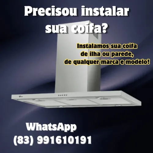 Precisando instalar sua coifa de ilha ou parede? Entre em contato agora mesmo!