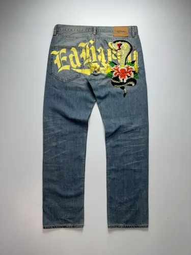 ED HARDY SNAKE DENIM SIGN - STRAIGHT