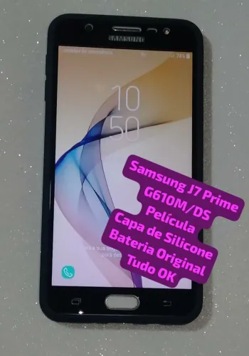 Celular Smartphone Samsung J610M-Ds J7 Prime Rosa Revisado Sem Defeito Zn Sp Retire Ok