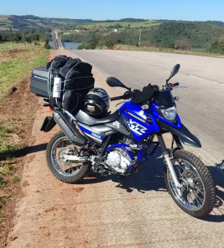 Yamaha XTZ 150  Crosser Z Azul 2022 + acessórios