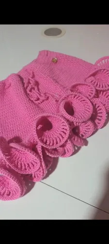 Roupas em crochê 