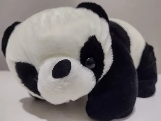 ursinho de pelúcia panda decorativo colecionável