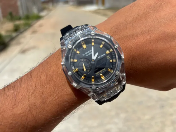 Relógio G-SHOCK TRANSPARENTE!! Aprova de Água!! PROMOÇÃO!!