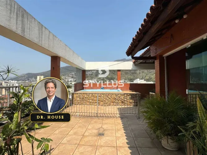 Cobertura Espetacular com 4 Quartos, Piscina e Espaço Gourmet no Méier! M36R