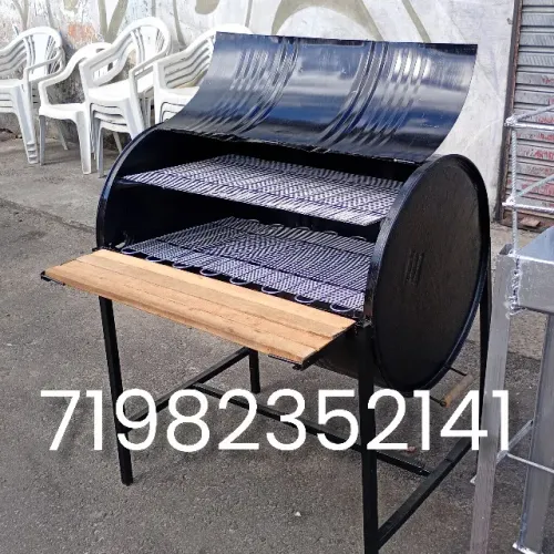 Churrasqueira Tonel 200L Reforçada - Até 12 Frangos
