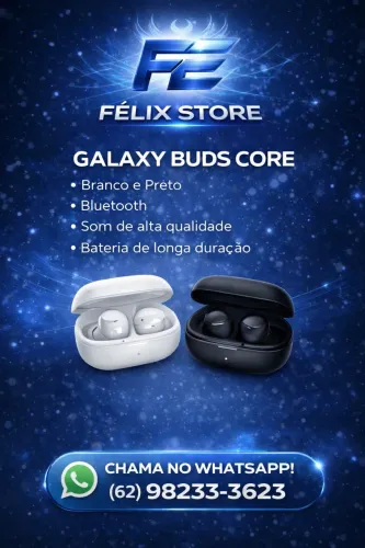 Galaxy BUDS CORE BRANCO E PRETO LACRADO