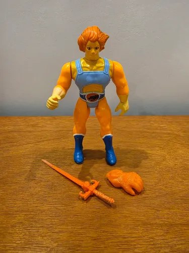 BONECO THUNDERCATS LION LJN COMPLETO ORIGINAL 1985