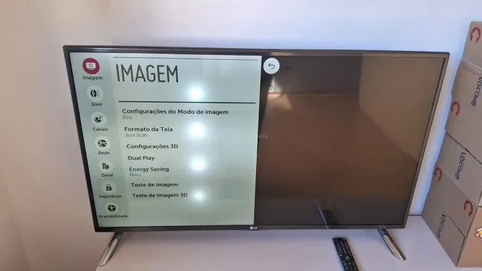 Tv LG 42lf6500 smart usada precisa colar 4 lentes