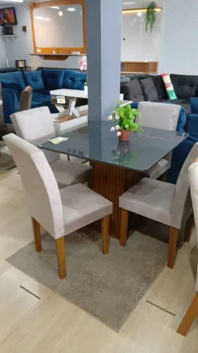 Conjunto 4 cadeiras 100%MDF