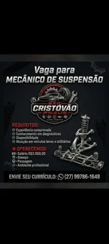 Vaga Mecanico de suspensão