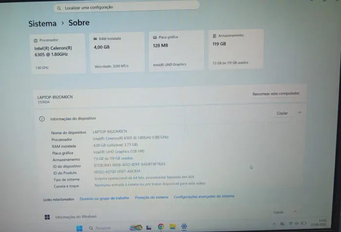 Notebook Samsung