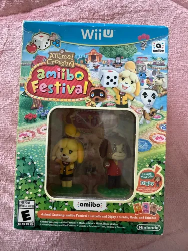 Animal Crossing Amiibo Festival COMPLETO com 2 amiibos