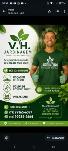 Jardinagem.