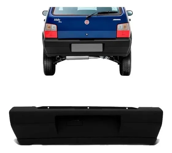 Parachoque traseiro fiat uno 2005 2006 2007 2008