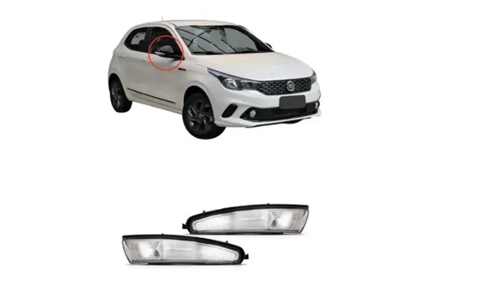 Par Pisca Seta Retrovisor fiat Argo Cronos 2017 2018 19 2020 