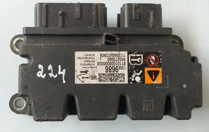 Modulo Central D Air Bag 13589686 Gm Prisma