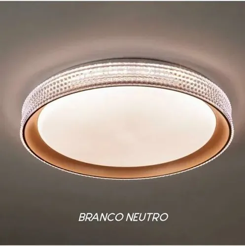 Plafon LED Sobrepor Redondo 3 Tons