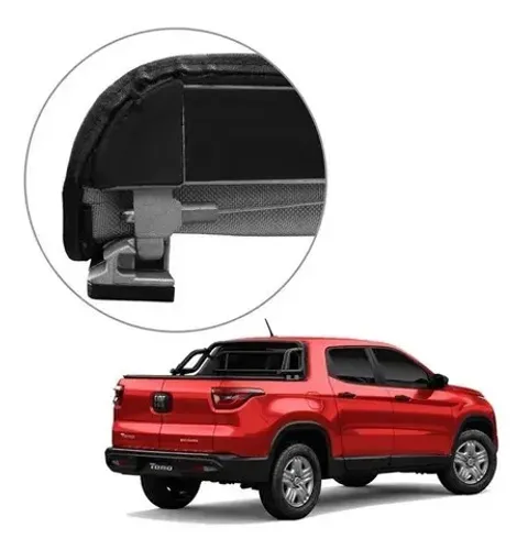 Capota Marítima Fiat Toro 2018 / 2019 Slim Force Alumínio