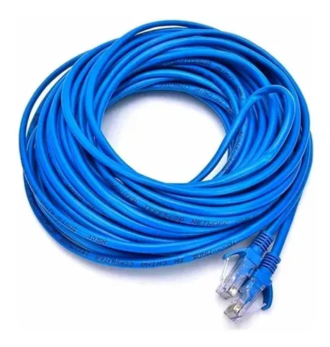 Cabo De Rede Cat6 10 Metros Rj45 Crimpado