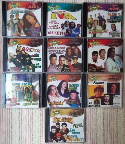 "Seleção Brasil" de CDs - 10 exemplares