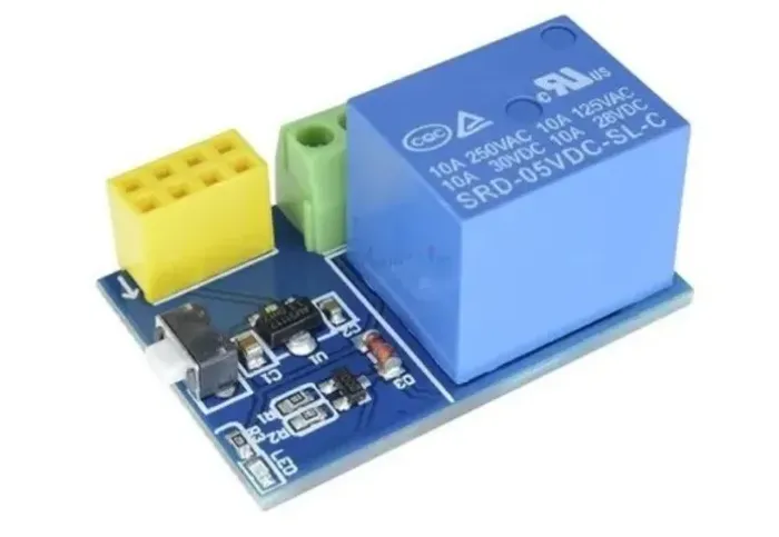 Relé Wi-fi Esp8266 C/ Adaptador Para Esp-01 Esp0-1s  Arduino Automação COD-AM440 