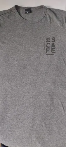 Camiseta Infantil Cinza Marca Malwee Tamanho PP usada - em bom estado