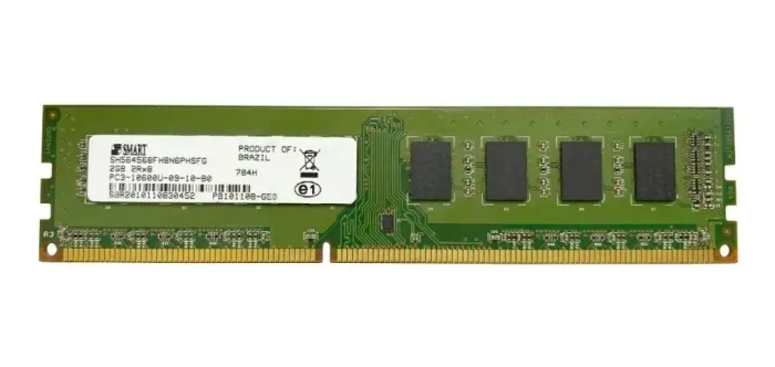 Memória 4gb Ddr3 Ram 1333mhz Smart Pc3-10600u 2 pentes de 2gb ideal para hp e dell