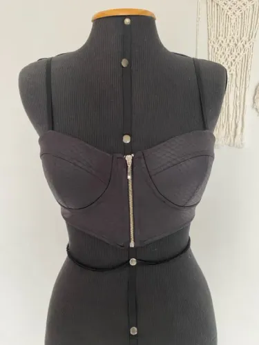 Croped Feminino Chocolate Doce