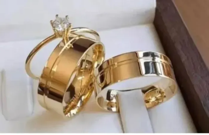 Alianças Luxo Personalizadas Compromisso Garantia 