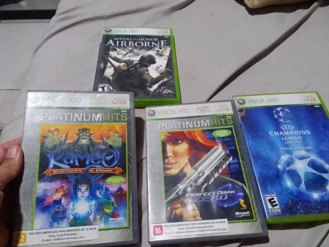 Jogos Xbox 360 one diversos e controle