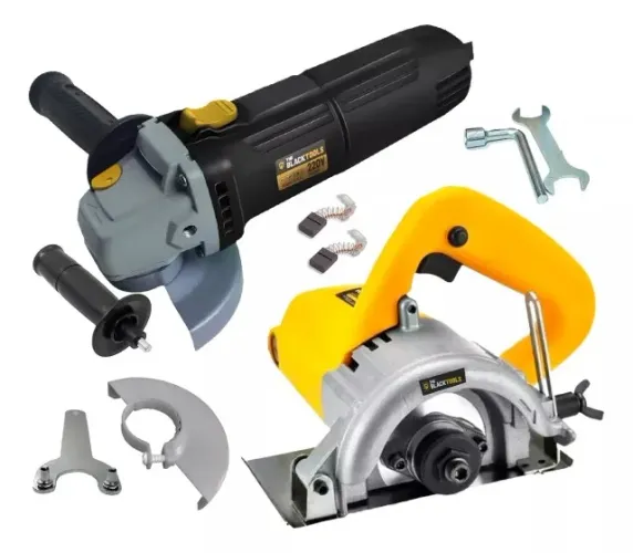 Kit com Serra Mármore Profissional 1200W 220V + Esmerilhadeira Profissional 780W 220V
