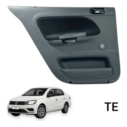 Forro de porta traseiro vidro manual para Gol e Voyage G5, G6, G7, G8 2009 a 2023 