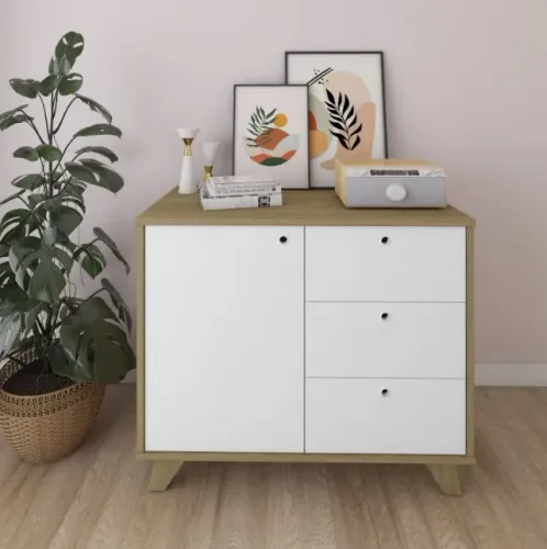 Balcão Lugano - Balcão Baixo - Balcão para Café - Balcão para Escritório ou Home Office
