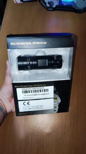 Câmera de ação multifuncional para esporte 1080p + 64gb (nova)