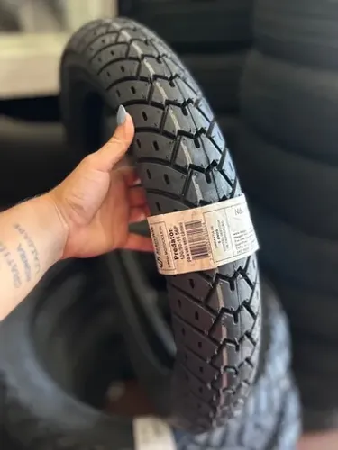 Pneu moto maggion 100/90r18 traseiro (instalado)