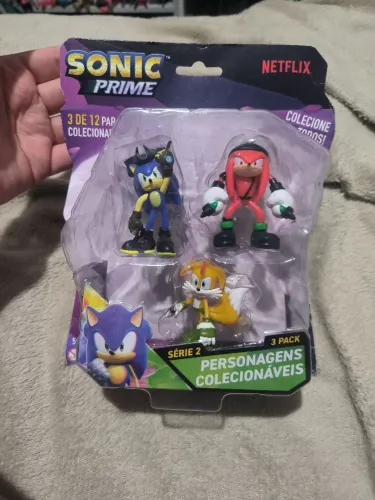 Bonecos Sonic Prime Netflix Candide