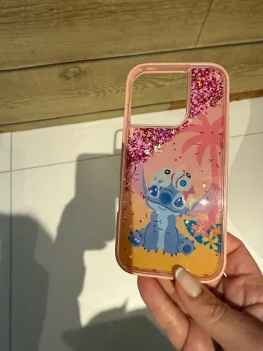 Capa para Celular original disney Stitch com Glitter